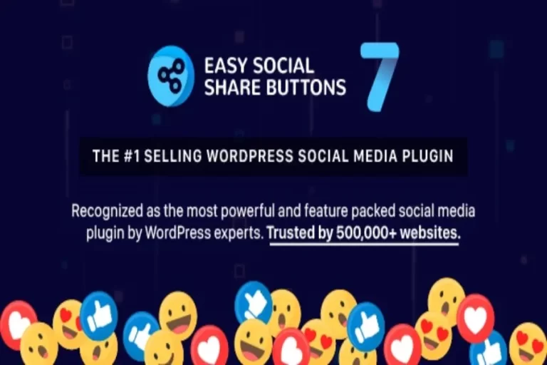 Free Download Easy Social Share Buttons for WordPress v9.3 Latest Version [Activated]