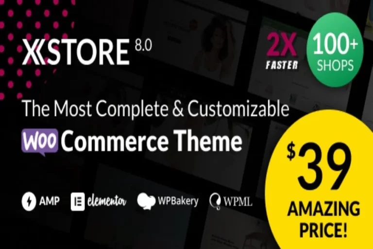XStore (9.2.8) Multi-Purpose WooCommerce Theme Free Download