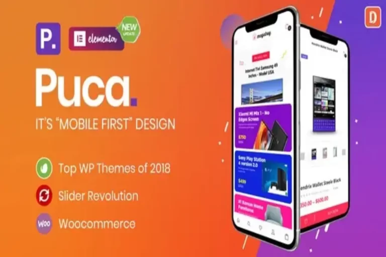 v2.6.15 [Nulled] Puca – Optimized Mobile WooCommerce Theme Free Download