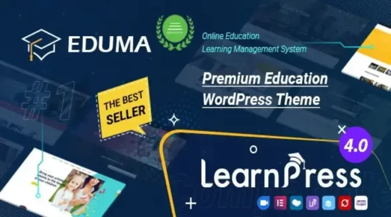v5.4.2 Free Download Eduma – Education WordPress Theme [Activated]