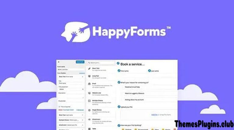Free Download HappyForms Pro v1.37.11 – Friendly Drag and Drop Contact Form Builder Latest Version [Activated]