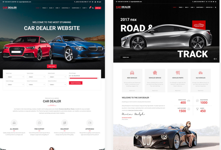 v5.4.0 Car Dealer – Automotive Responsive WordPress Theme Free Download