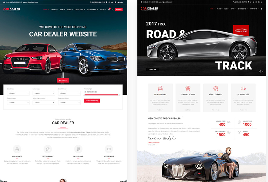 Car Dealer - Automotive Responsive WordPress Theme