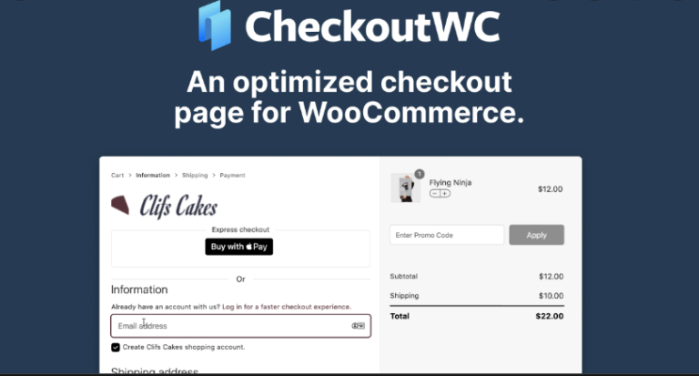 v8.2.30* CheckoutWC  Optimized Checkout Pages for WooCommerce Free Download