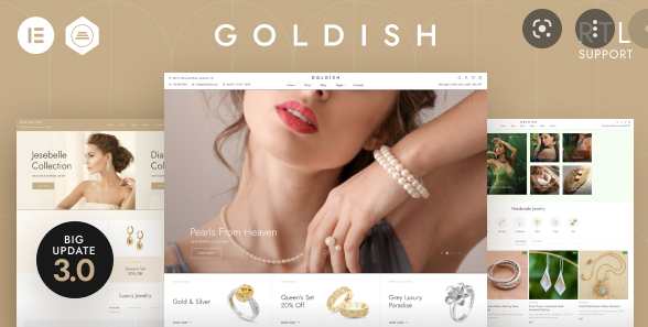 v3.4 Goldish-Jewelry Store WooCommerce Theme Free Download