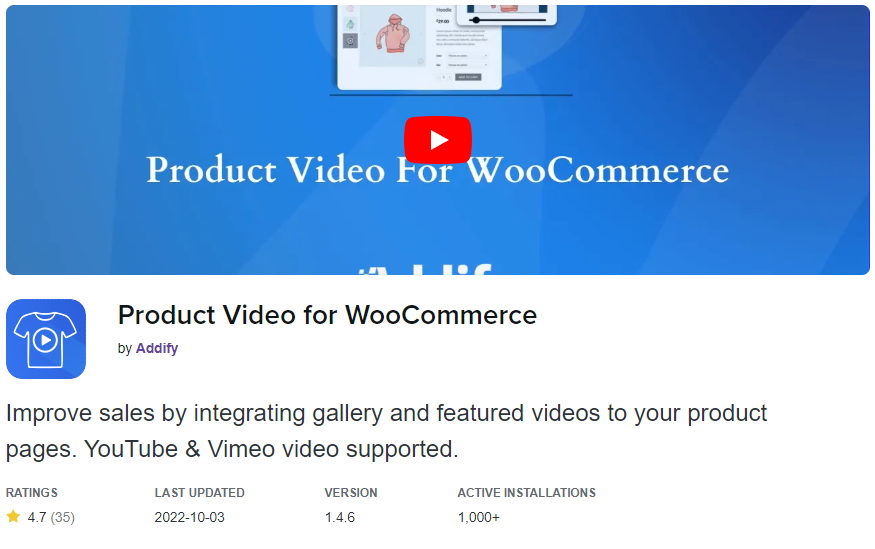 WooCommerce Product Video free download
