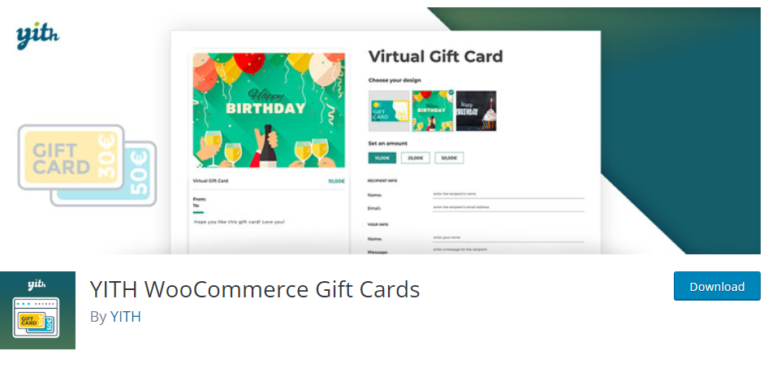 v4.10.0 YITH WooCommerce Gift Cards Premium [Original Version Number*]