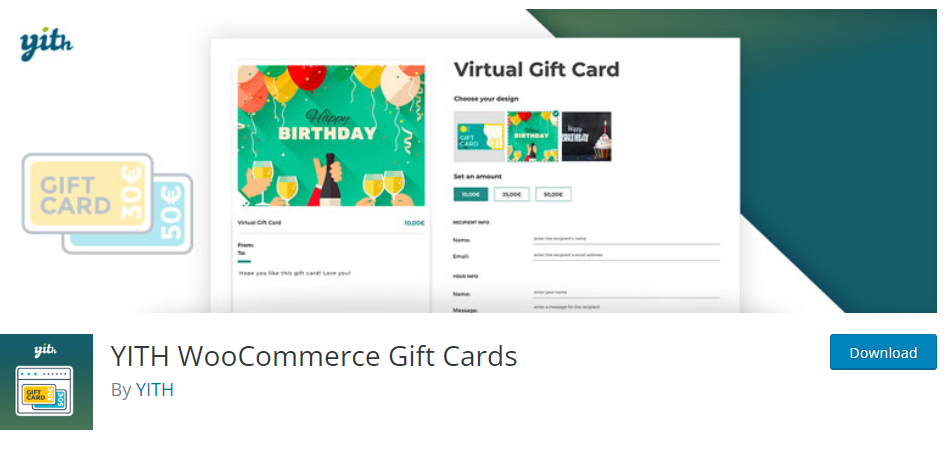v3.19.0 YITH WooCommerce Gift Cards Premium [Activated] [Original Version Number*]