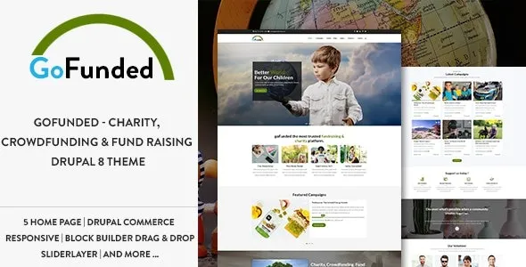 Gofunded (15 March 2023) – Charity, Crowdfunding & Fund Raising Drupal 9 Theme Free Download