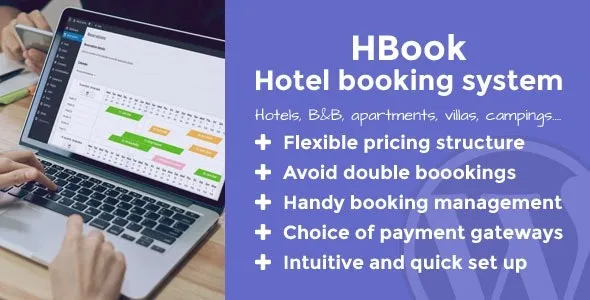 HBook (v2.0.23) Hotel booking system – WordPress Plugin Free Download