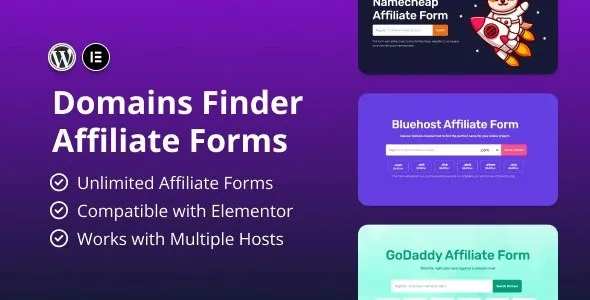 (v1.0) Hosting Domains Finder (Affiliate Forms) Free Download