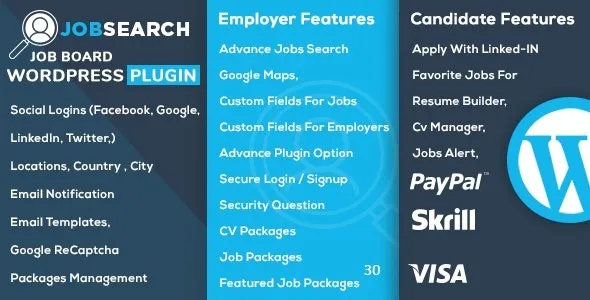JobSearch (v2.3.4) WP Job Board WordPress Plugin Free Download