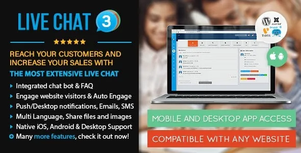 Live Support Chat (v5.1.1) Live Chat 3 Free Download