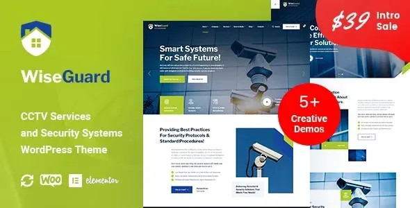 (v1.0.0) WiseGuard CCTV and Security Systems WordPress Theme Free Download