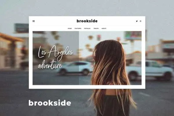 Brookside (v1.4) Personal WordPress Blog Theme Free Download