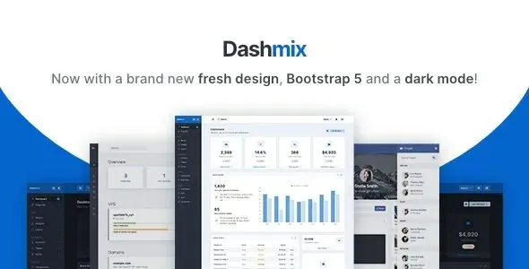 Dashmix (v5.8) Bootstrap 5 Admin Dashboard Template & Laravel 8 Starter Kit Free Download
