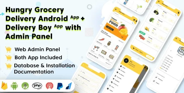 Hungry Grocery Delivery Android App (v1.8) Free Download