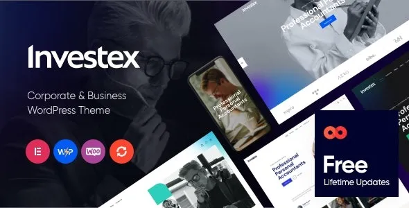 Investex (v1.13) Corporate Business & Accounting WordPress Theme Free Download