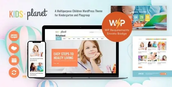 Kids Planet (v2.2.10) A Multipurpose Children WP Theme Free Download