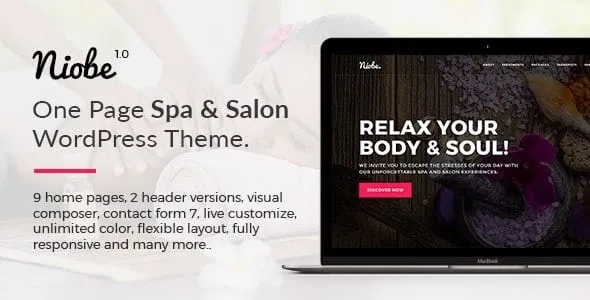 Niobe (v1.2.5) Spa & Salon WordPress Theme Free Download