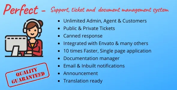 (v1.7) Perfect Support Ticketing & Document Management System Free Download