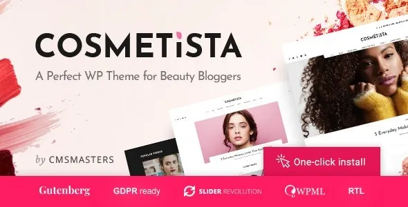 Cosmetista (v1.1.2) Beauty & Makeup Theme Free Download