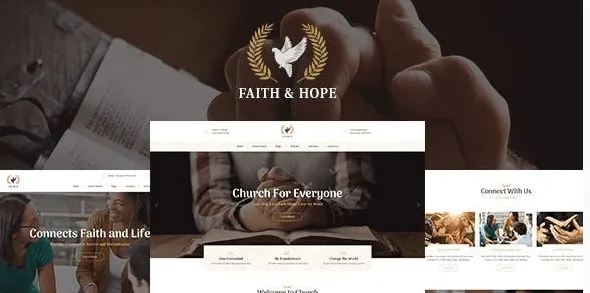 Faith & Hope (v2.10.0) A Modern Church & Religion Non-Profit Theme Free Download