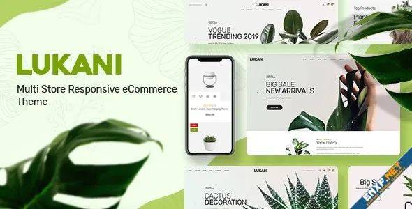 Lukani (v1.1.5) Plant Store Theme for Woo WP Free Download