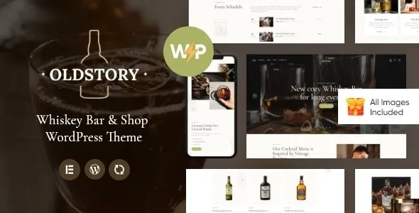 OldStory (v2.12.0) Whisky Bar – Pub – Restaurant WordPress Theme Free Download