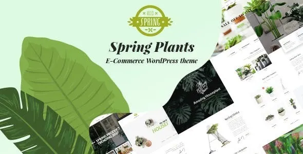 Spring Plants (v3.5) Gardening & Houseplants WordPress Theme Free Download