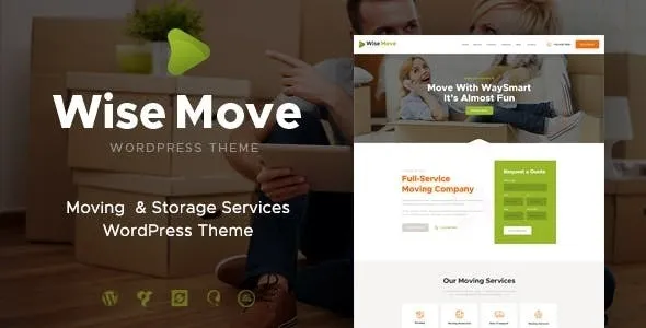 Wise Move (v1.1.11) Relocation and Storage Services WordPress Theme Free Download